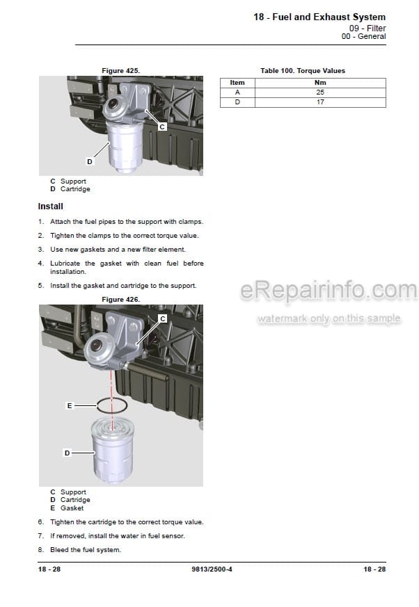 Photo 2 - JCB TLT30D High Lift TLT35D TLT35D 4X4 Teletruck Service Manual Telescopic Handler 9813-2500