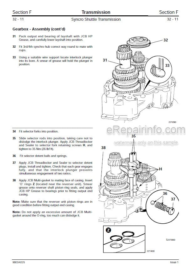 Photo 8 - JCB VMS71 VMS71-20 VMS71-30 Service Manual Vibratory Roller 9803-9850