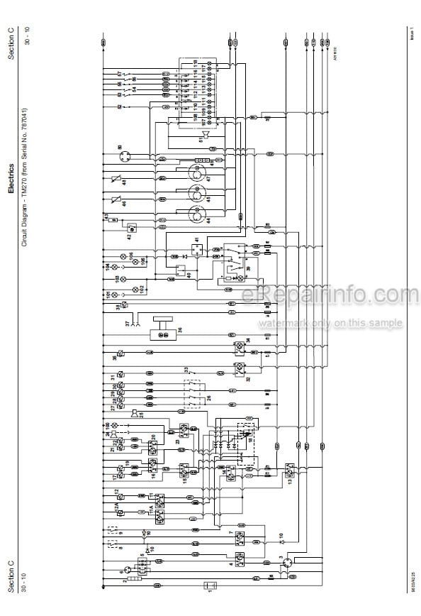 Photo 6 - JCB TM200 TM270 TM300 Service Manual Telescopic Wheel Loader 9803-4225