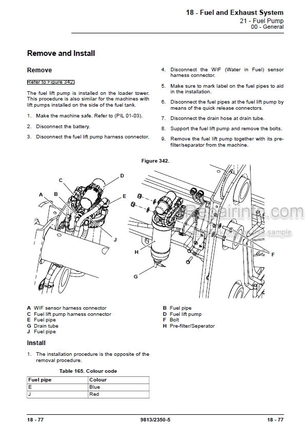 Photo 3 - JCB TM320 Service Manual Telescopic Wheel Loader 9813-2350