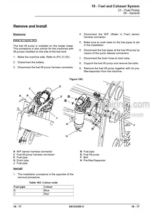 Photo 3 - JCB TM320 Service Manual Telescopic Wheel Loader 9813-2350