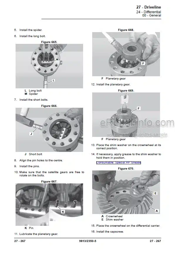 Photo 3 - JCB TM320 Service Manual Telescopic Wheel Loader 9813-2350