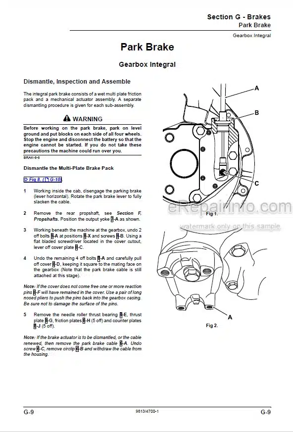 Photo 2 - JCB TM320 Service Manual Telescopic Wheel Loader 9813-4700