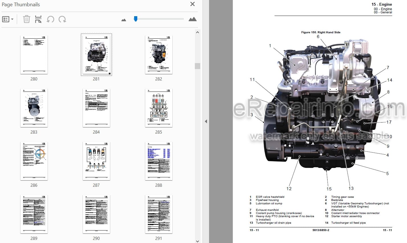 Photo 4 - JCB TM320 TM420 Service Manual Wheel Loader 9813-6850
