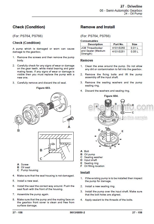 Photo 3 - JCB TM320 TM420 Service Manual Wheel Loader 9813-6850