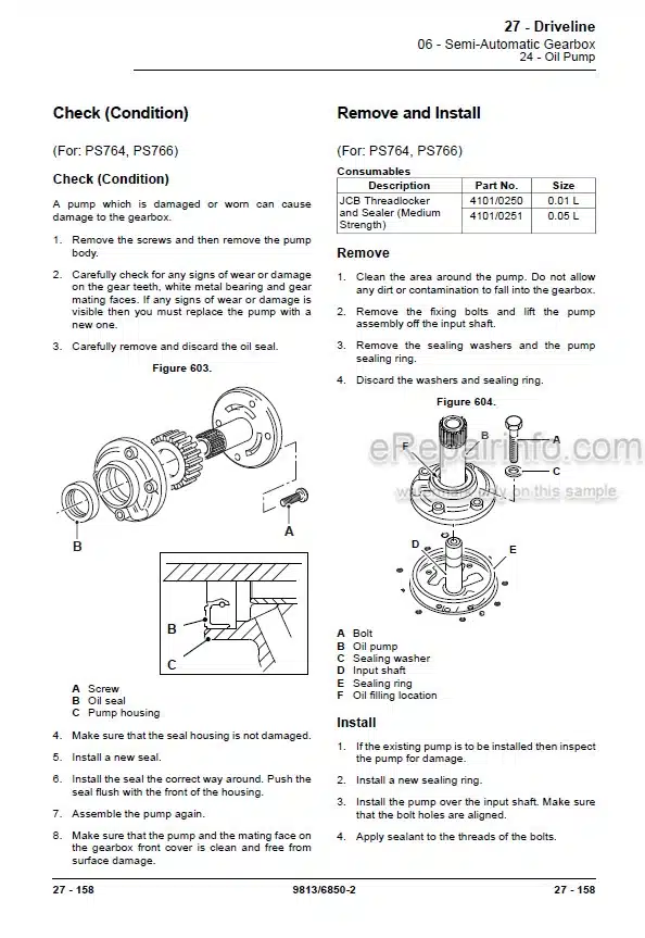 Photo 3 - JCB TM320 TM420 Service Manual Wheel Loader 9813-6850