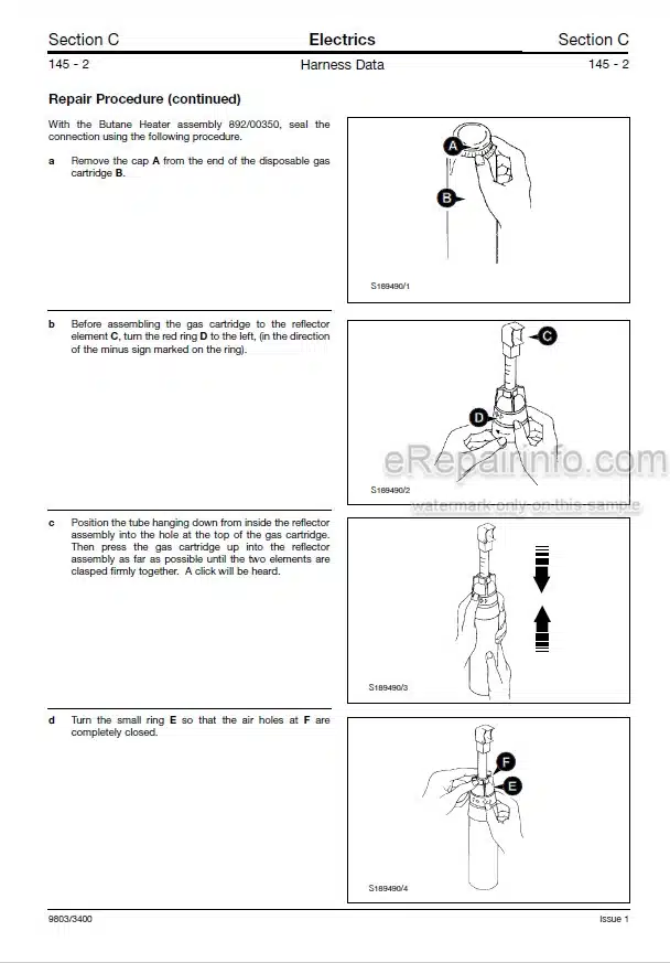 Photo 8 - JCB 527-58 Service Manual Telescopic Handler 9813-0200