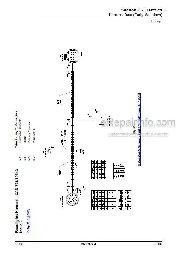 Photo 6 - JCB Teletruk Service Manual Telescopic Handler 9803-9510