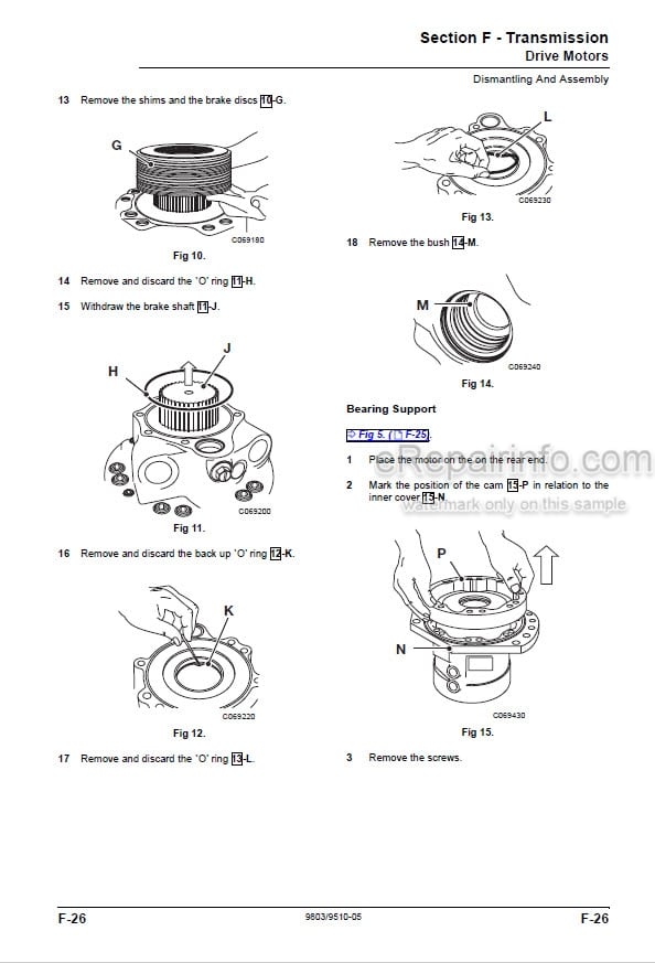 Photo 6 - JCB Teletruk Service Manual Telescopic Handler 9803-9510
