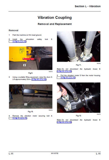 Photo 10 - JCB VM115 Tier III Service Manual Single Drum Roller 9813-0700