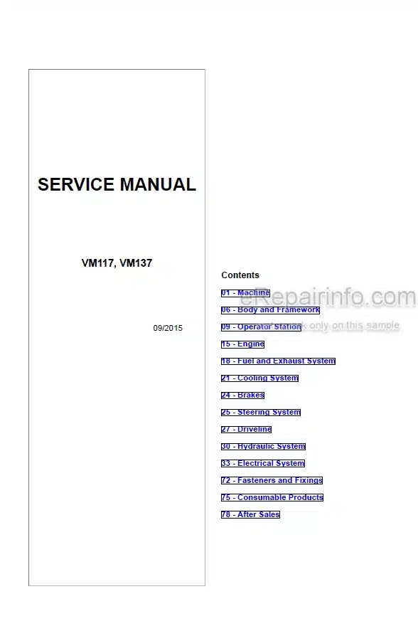 Photo 5 - JCB VM117 VM137 Service Manual Roller