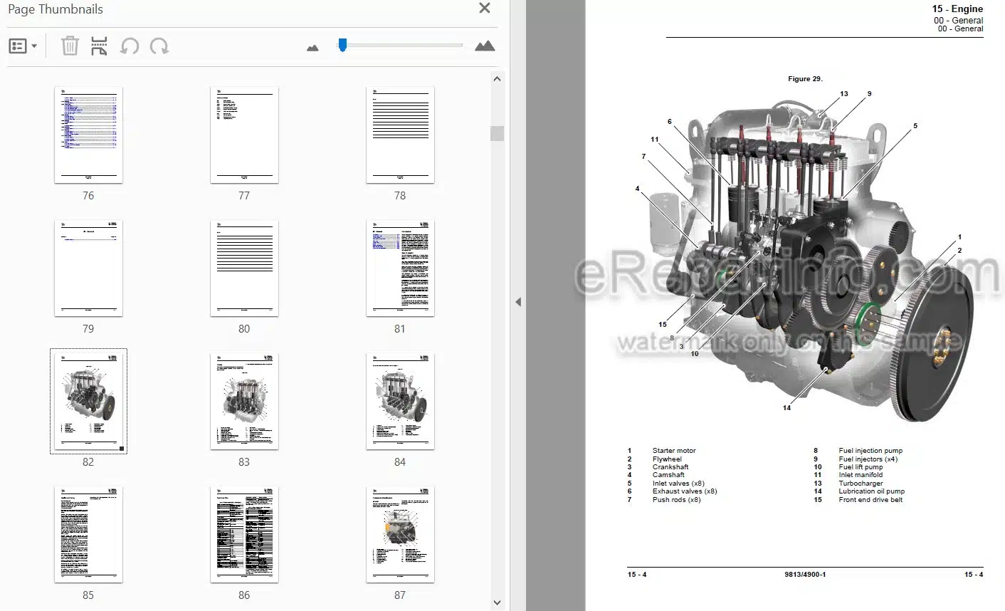 Photo 4 - JCB VM117 VM137 Service Manual Roller