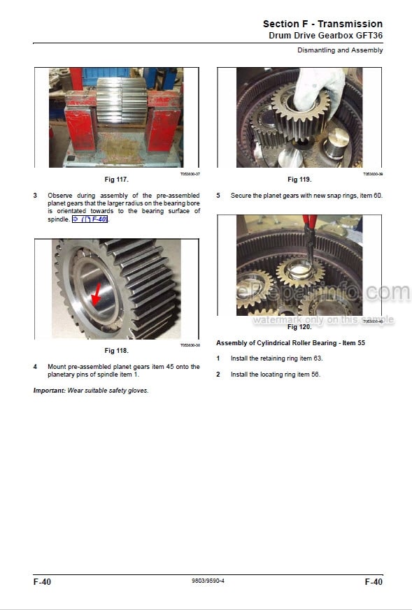 Photo 7 - JCB 116 116D 116DD VM116 Service Manual Roller 9813-7700