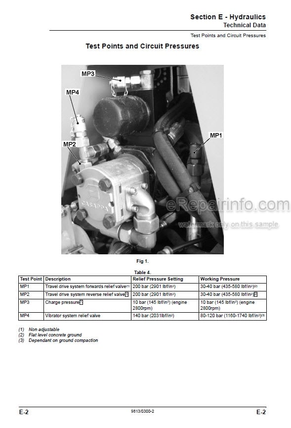 Photo 3 - JCB VMD70 VMD100 Service Manual Vibratory Roller 9813-0300