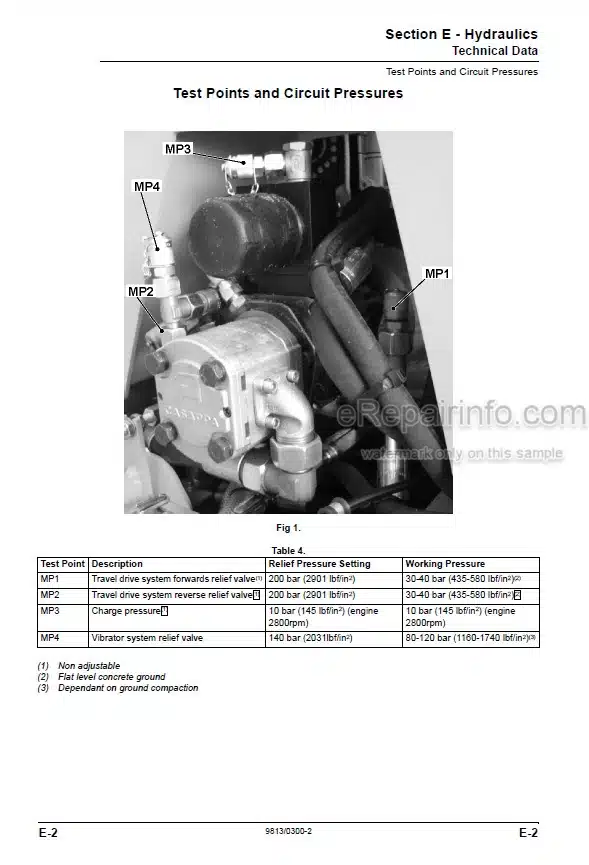 Photo 3 - JCB VMD70 VMD100 Service Manual Vibratory Roller 9813-0300