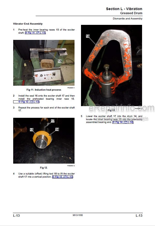 Photo 2 - JCB VMT380 VMT430 Service Manual Roller 9813-1550