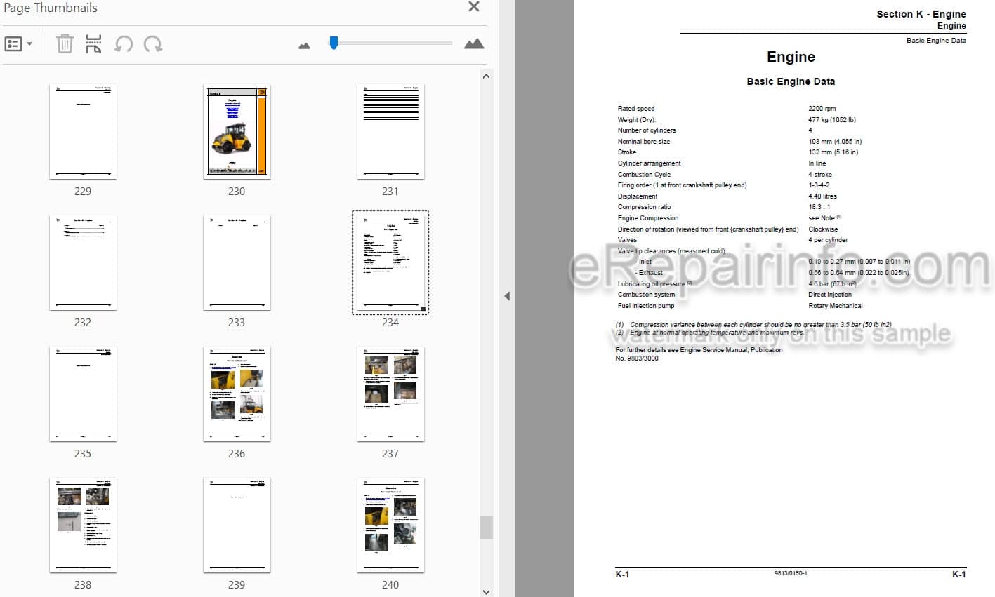 Photo 5 - JCB VMT860 Tier 3 Service Manual Roller 9813-0150