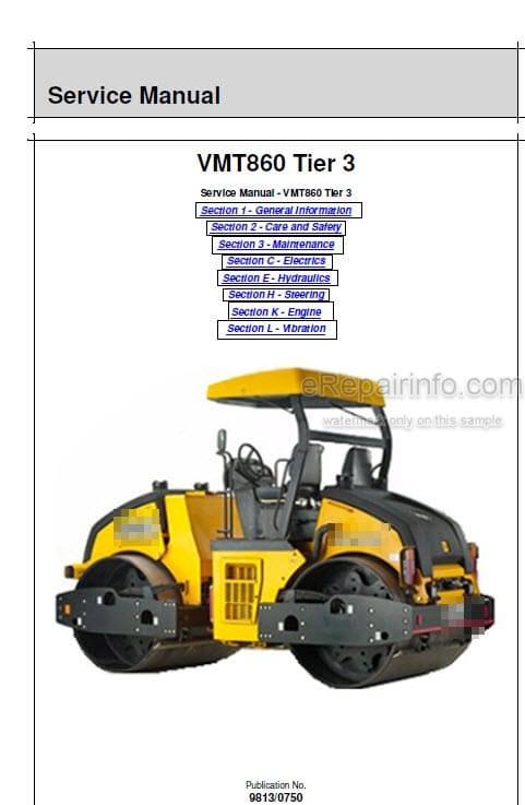 Photo 5 - JCB VMT860 Tier 3 Service Manual Roller 9813-0750