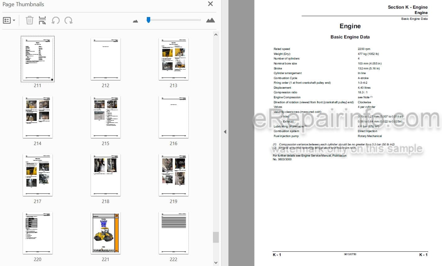 Photo 4 - JCB VMT860 Tier 3 Service Manual Roller 9813-0750