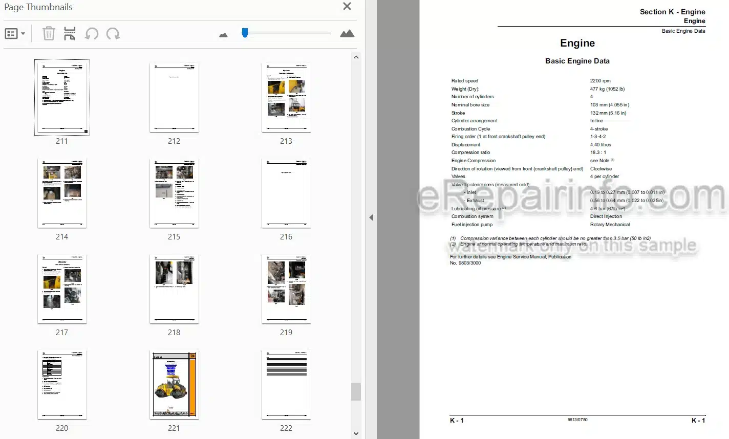 Photo 4 - JCB VMT860 Tier 3 Service Manual Roller 9813-0750