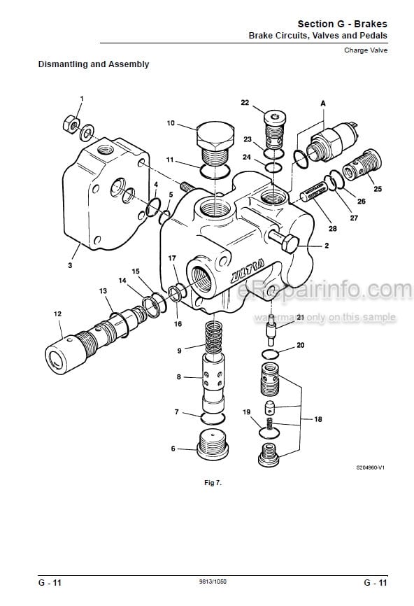 Photo 3 - JCB WLS 430ZX Service Manual Wheel Loader 9813-1050
