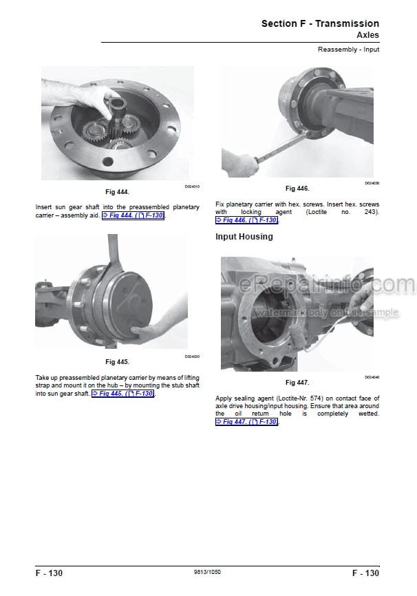 Photo 10 - JCB WLS 430ZX Service Manual Wheel Loader 9813-1050