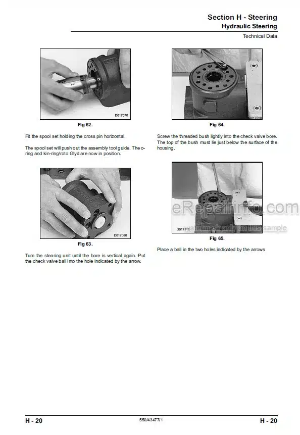 Photo 1 - JCB WLS 432ZX Service Manual Wheel Loader 550-43477