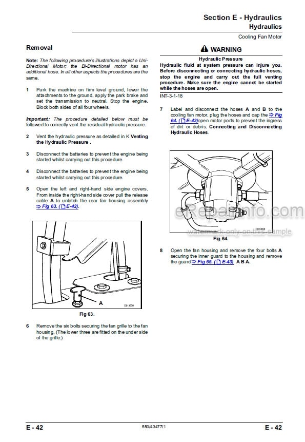 Photo 6 - JCB WLS 432ZX Service Manual Wheel Loader 550-43477