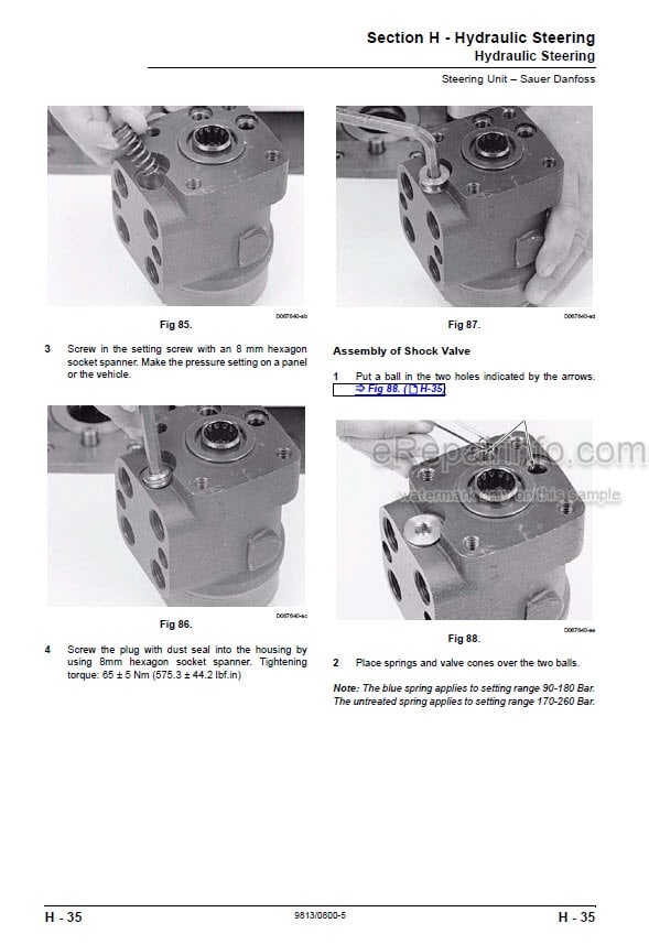 Photo 8 - JCB WLS 432ZX Service Manual Wheel Loader 9813-0800