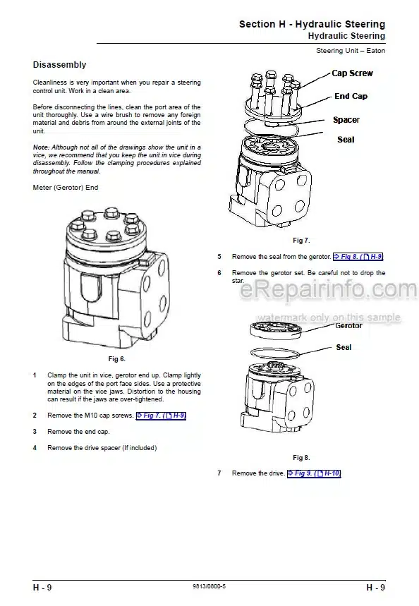 Photo 6 - JCB WLS 432ZX Service Manual Wheel Loader 9813-0800