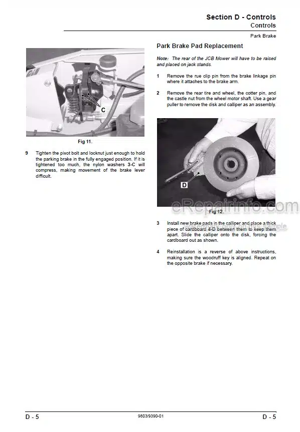 Photo 7 - JCB 8290 8330 Fastrac Service Manual Tractor 9813-5000
