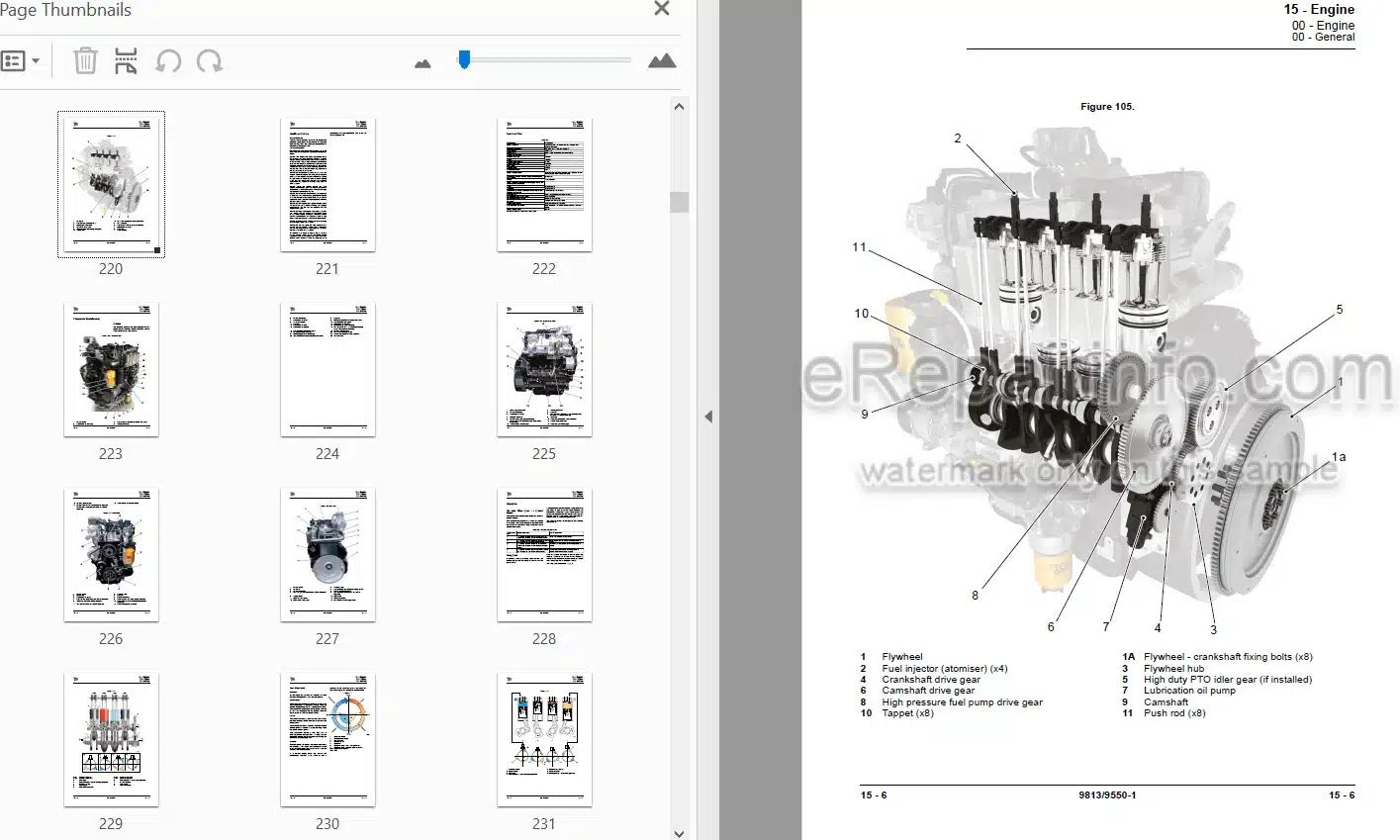 Photo 3 - JSB JS145W JS160W JS20MH Service Manual Wheel Excavator 9813-9550
