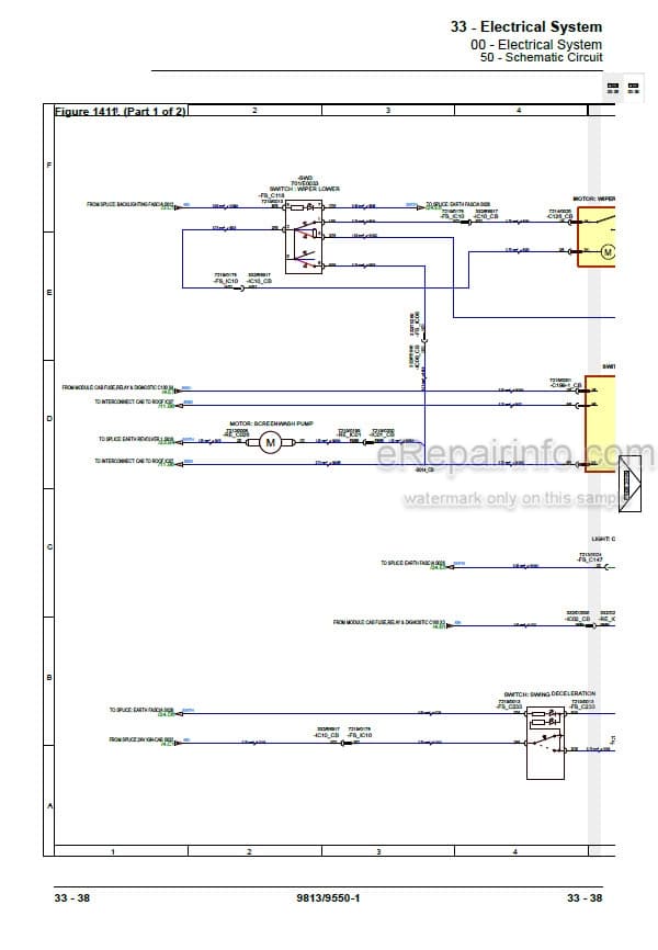 Photo 5 - JSB JS145W JS160W JS20MH Service Manual Wheel Excavator 9813-9550