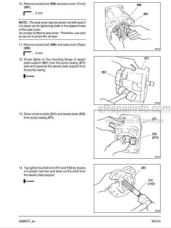 Photo 6 - Orenstein & Koppel RH Plus RH Plus LC RH5.6E RH5.6LC Workshop Manual Hydraulic Excavator 2986673