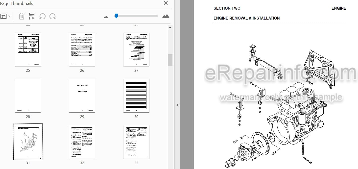Photo 4 - Vibromax 253 263 Service Manual Tandem Roller SM60001