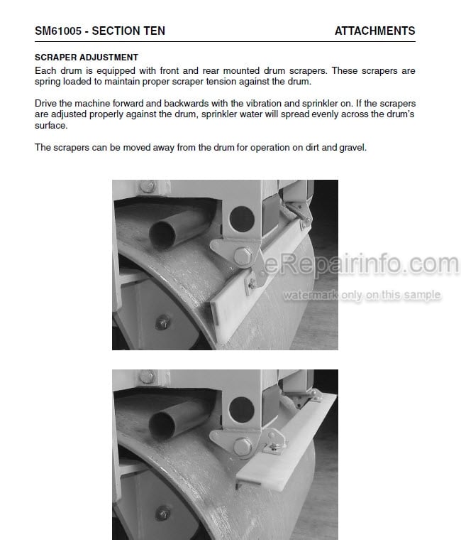 Photo 6 - Vibromax 255 265 Service Manual Tandem Roller SM61005