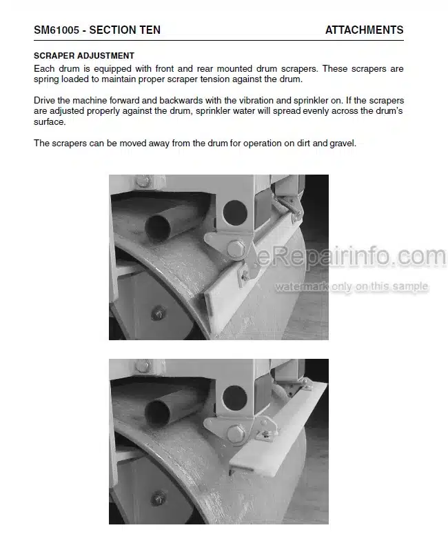 Photo 6 - Vibromax 255 265 Service Manual Tandem Roller SM61005