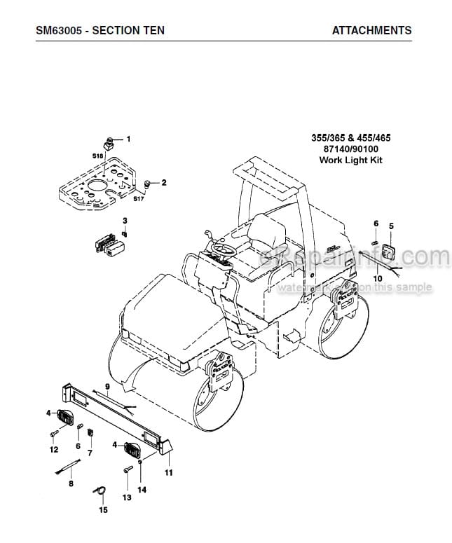 Photo 5 - Vibromax 355 365 355K 365K 455 465 455K 465K Service Manual Tandem And Combination Roller SM63005