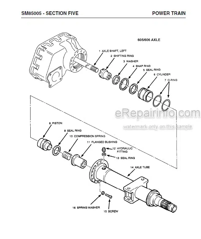 Photo 13 - Vibromax 405 605 606 Service Manual Single Drum Roller SM85005