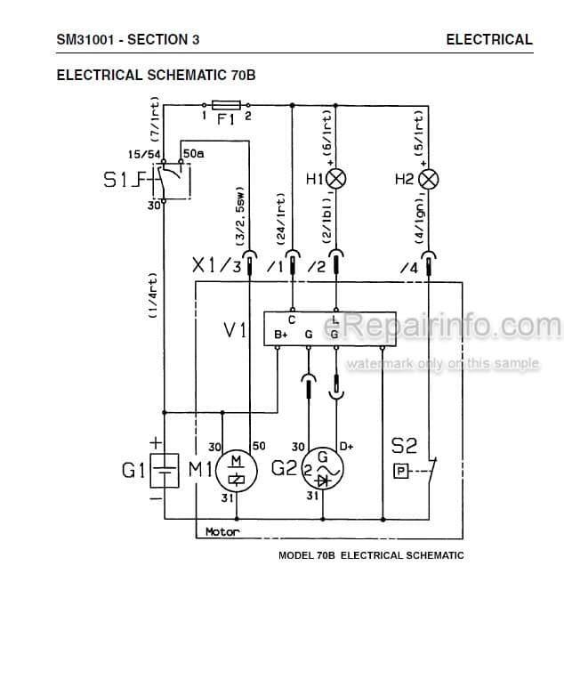 Photo 3 - Vibromax 70B Service Manual Walk Behind Roller SM31001