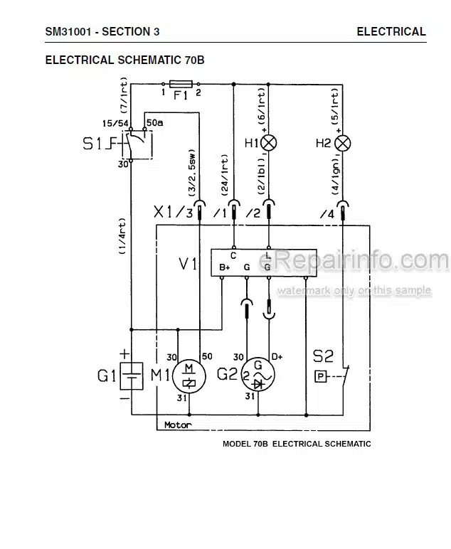 Photo 3 - Vibromax 70B Service Manual Walk Behind Roller SM31001