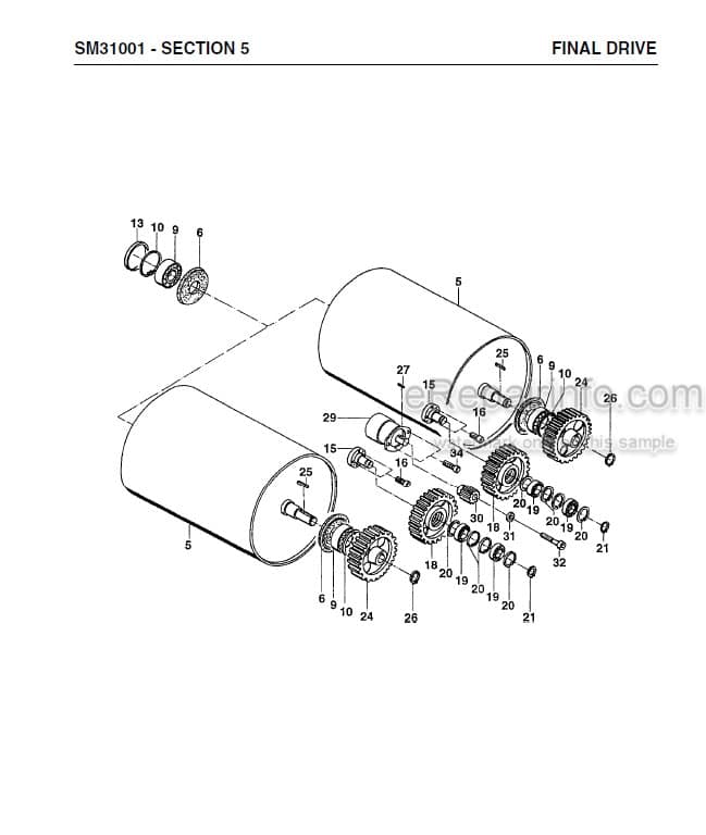 Photo 11 - Vibromax 70B Service Manual Walk Behind Roller SM31001