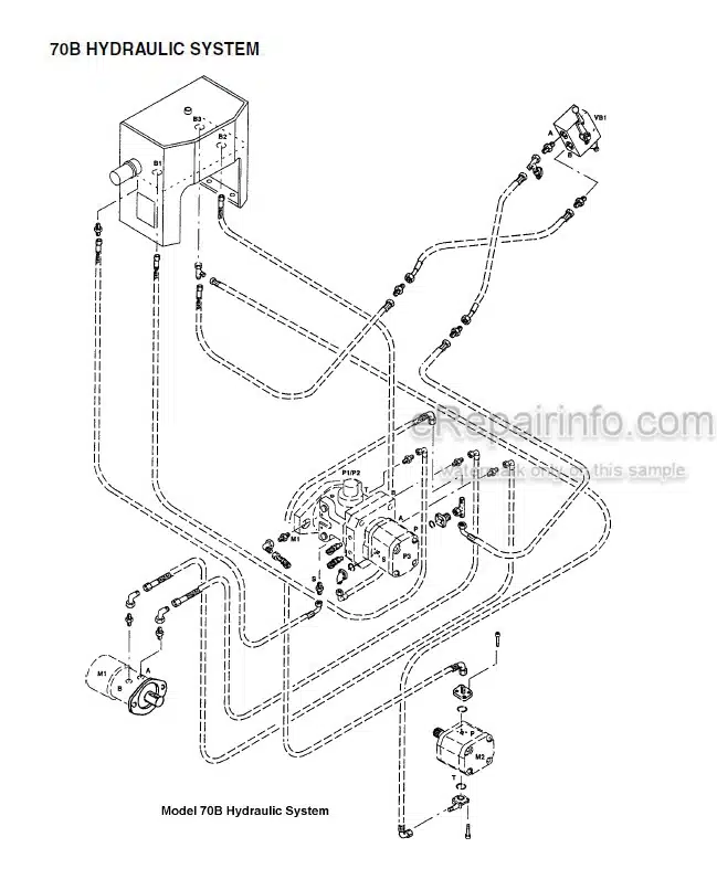 Photo 6 - Vibromax 70B Service Manual Walk Behind Roller SM31001
