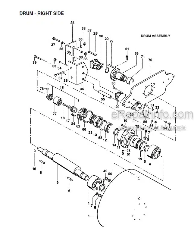 Photo 13 - Vibromax 752C Service Manual Tandem Drum Roller SM71001