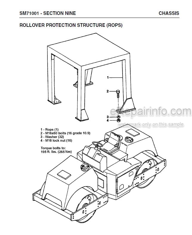 Photo 6 - Vibromax 752C Service Manual Tandem Drum Roller SM71001