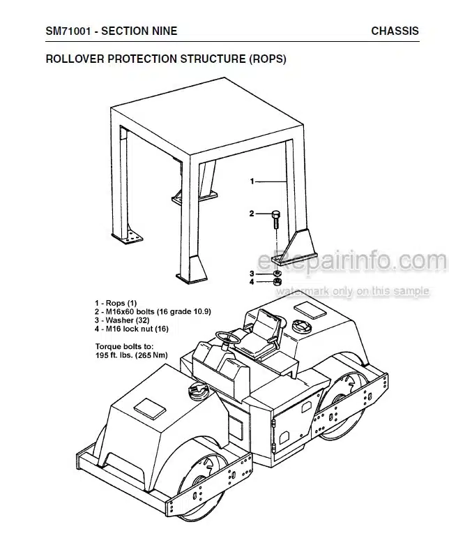 Photo 6 - Vibromax 752C Service Manual Tandem Drum Roller SM71001