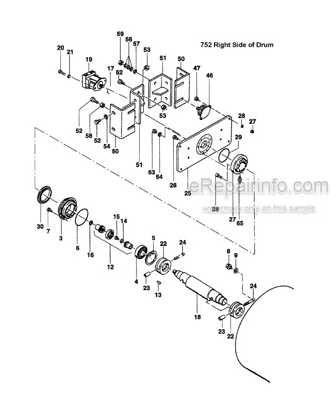 Photo 3 - Vibromax 752 Service Manual Tandem Drum Roller SM70501