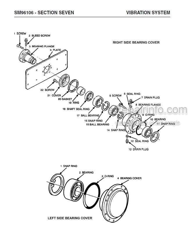 Photo 14 - Vibromax VM106 Service Manual Single Drum Roller SM96106