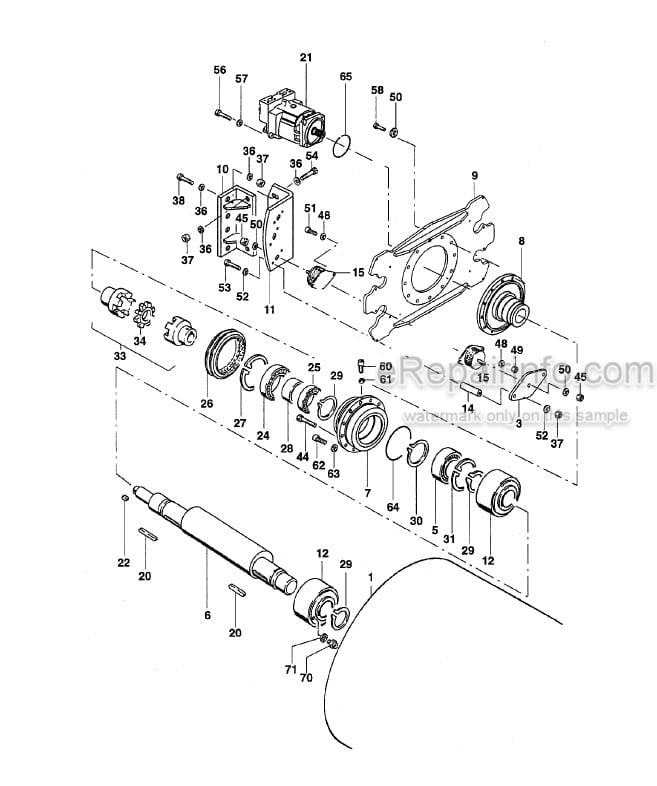 Photo 14 - Vibromax VM116 VM146 VM166 VM186 Service Manual Single Drum Roller SM96116