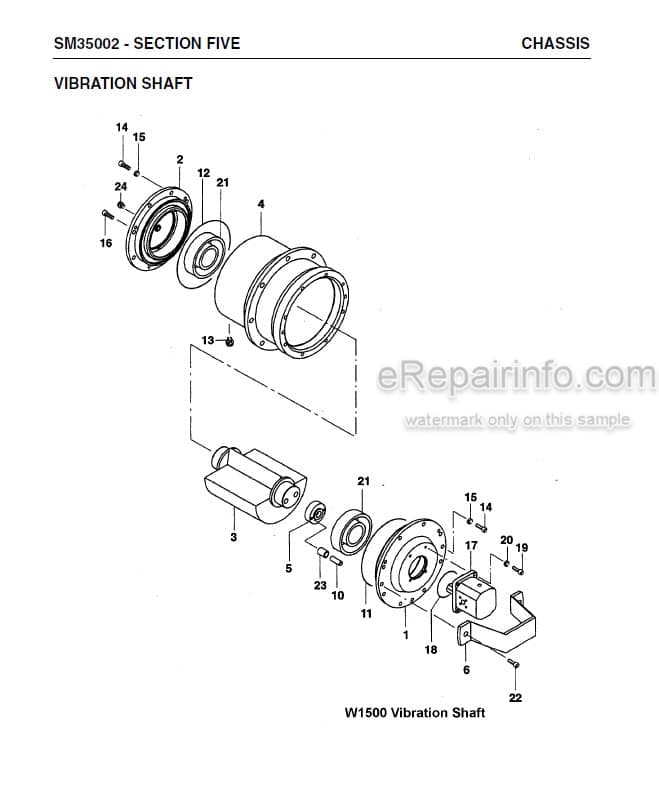 Photo 14 - Vibromax W1500 Service Manual Trench Roller SM35002